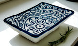 Che Brucia Ceramic Rectangular Dish Bowl 3.37", Blue Floral Pattern - Al Kabayel Discount CentreChe Brucia Ceramic Rectangular Dish Bowl 3.37", Blue Floral PatternBowlsCHE BRUCIAAl Kabayel Discount Centre