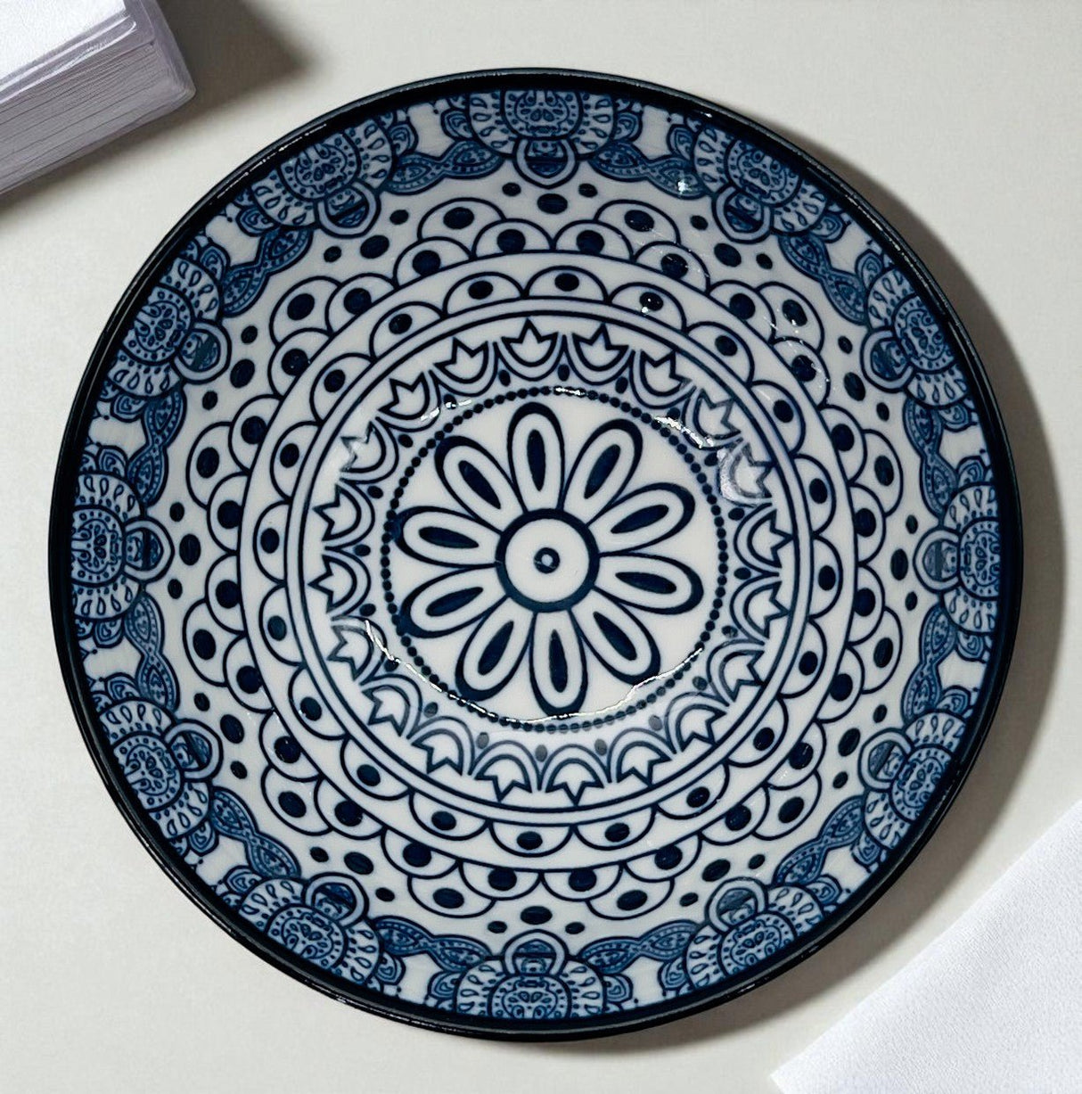 Che Brucia Ceramic Round Bowl 4.75", Blue Floral Pattern - Al Kabayel Discount CentreChe Brucia Ceramic Round Bowl 4.75", Blue Floral PatternBowlsCHE BRUCIAAl Kabayel Discount Centre