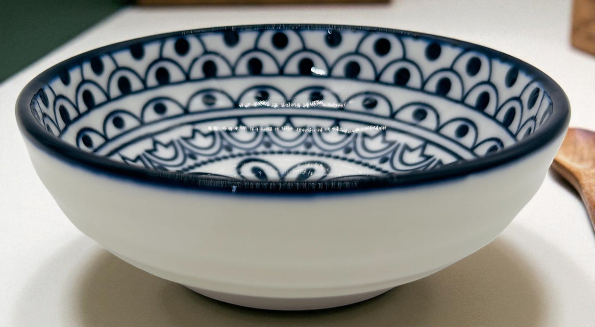 Che Brucia Ceramic Round Dish Bowl 3.5", Blue Floral Pattern - Al Kabayel Discount CentreChe Brucia Ceramic Round Dish Bowl 3.5", Blue Floral PatternBowlsCHE BRUCIAAl Kabayel Discount Centre