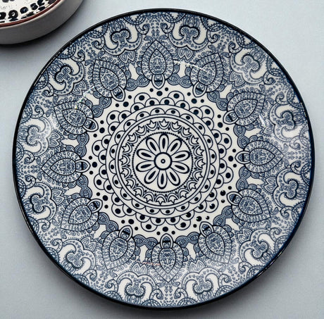 Che Brucia Ceramic Round Plate 9", Blue Floral Pattern - Al Kabayel Discount CentreChe Brucia Ceramic Round Plate 9", Blue Floral PatternPlatesCHE BRUCIAAl Kabayel Discount Centre