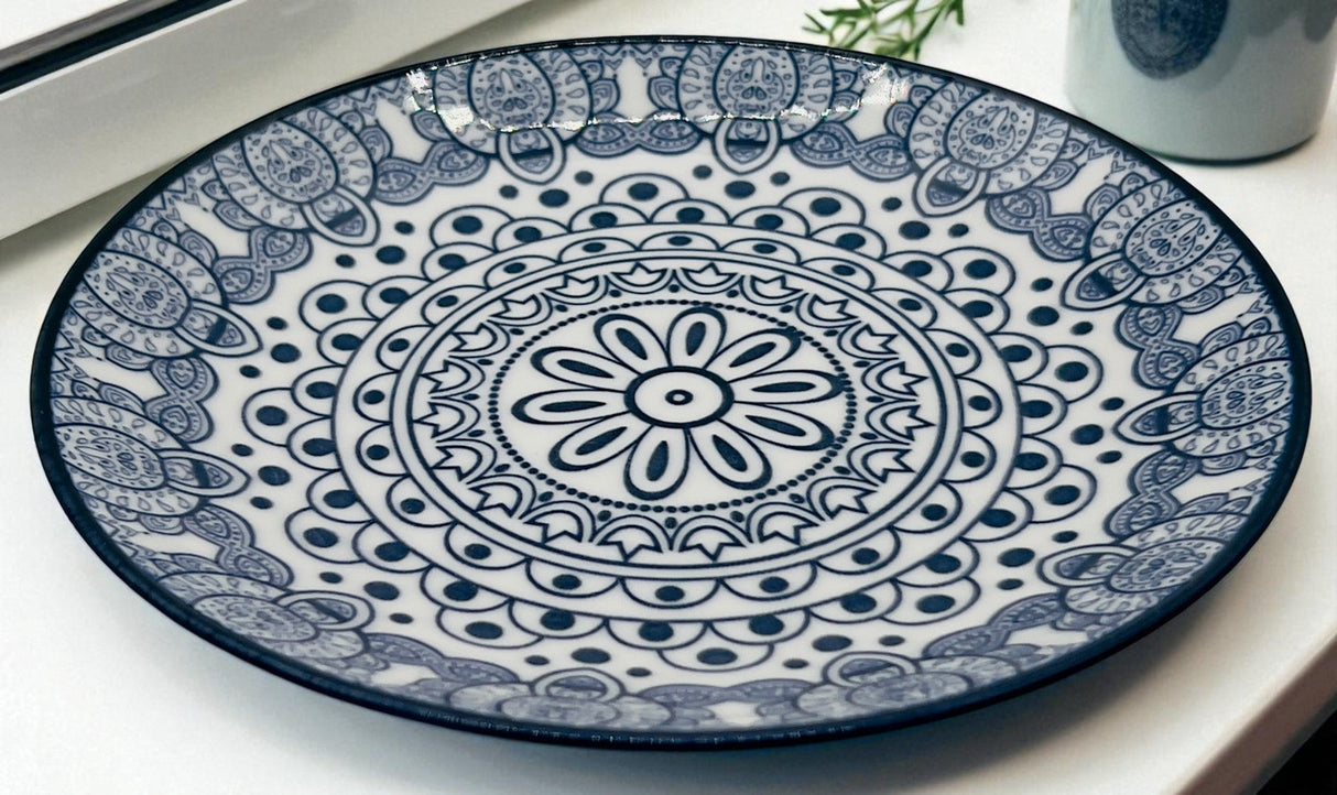 Che Brucia Ceramic Round Side Plate 6.5", Blue Floral Pattern - Al Kabayel Discount CentreChe Brucia Ceramic Round Side Plate 6.5", Blue Floral PatternPlatesCHE BRUCIAAl Kabayel Discount Centre