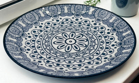 Che Brucia Ceramic Round Side Plate 6.5", Blue Floral Pattern - Al Kabayel Discount CentreChe Brucia Ceramic Round Side Plate 6.5", Blue Floral PatternPlatesCHE BRUCIAAl Kabayel Discount Centre