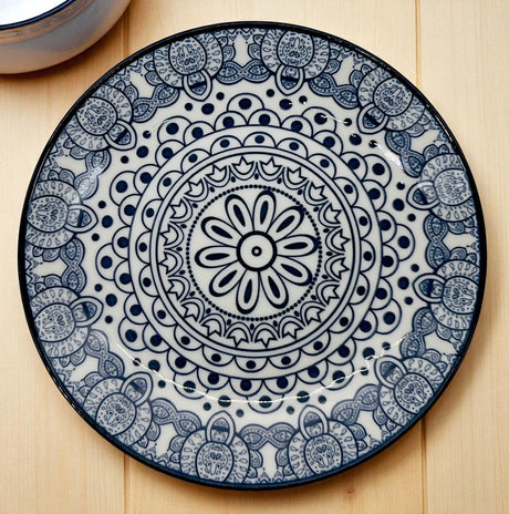 Che Brucia Ceramic Round Side Plate 6.5", Blue Floral Pattern - Al Kabayel Discount CentreChe Brucia Ceramic Round Side Plate 6.5", Blue Floral PatternPlatesCHE BRUCIAAl Kabayel Discount Centre