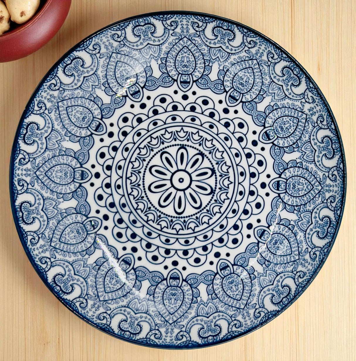 Che Brucia Ceramic Round Soup Plate 8.25", Blue Floral Pattern - Al Kabayel Discount CentreChe Brucia Ceramic Round Soup Plate 8.25", Blue Floral PatternPlatesCHE BRUCIAAl Kabayel Discount Centre
