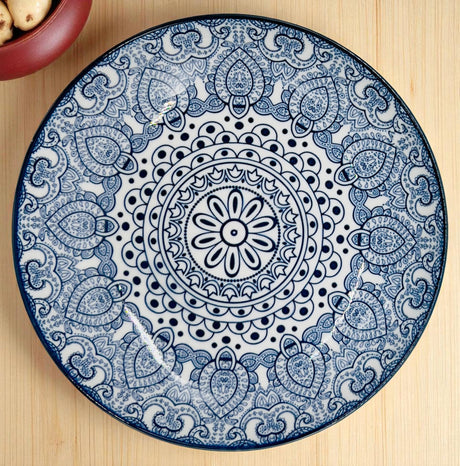 Che Brucia Ceramic Round Soup Plate 8.25", Blue Floral Pattern - Al Kabayel Discount CentreChe Brucia Ceramic Round Soup Plate 8.25", Blue Floral PatternPlatesCHE BRUCIAAl Kabayel Discount Centre