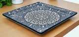 Che Brucia Ceramic Square Plate 18cm*18cm, Blue Floral Pattern - Al Kabayel Discount CentreChe Brucia Ceramic Square Plate 18cm*18cm, Blue Floral PatternPlatesCHE BRUCIAAl Kabayel Discount Centre