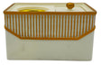 Cherry Luxury Box Shaped Incense Burner 16cm*11cm*8cm,Gypsum and POP Material, White/Gold, 2230 - 32 - Al Kabayel Discount CentreCherry Luxury Box Shaped Incense Burner 16cm*11cm*8cm,Gypsum and POP Material, White/Gold, 2230 - 32Home Décor AccentsCHERRYAl Kabayel Discount Centre
