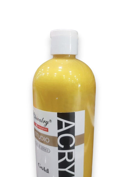 CHIVALRY Acrylic Colour Golden 500ml - Al Kabayel Discount CentreCHIVALRY Acrylic Colour Golden 500mlPaintsCHIVALRYAl Kabayel Discount Centre