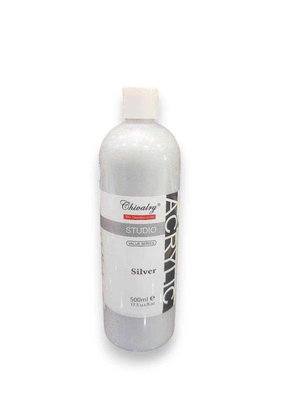 CHIVALRY Acrylic Colour Silver 500ml - Al Kabayel Discount CentreCHIVALRY Acrylic Colour Silver 500mlPaintsCHIVALRYAl Kabayel Discount Centre