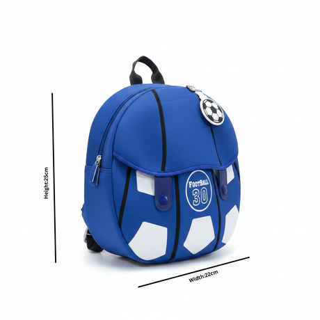 Chrisbella Blue Soft Neoprene Football Kids Backpack – 25×22cm - Al Kabayel Discount CentreChrisbella Blue Soft Neoprene Football Kids Backpack – 25×22cmSchool BagsCHRISBELLAAl Kabayel Discount Centre