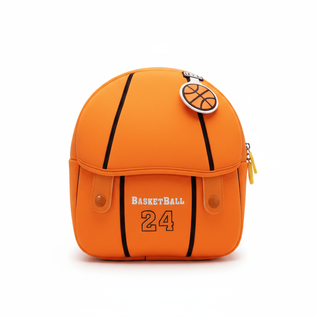 Chrisbella Orange Basketball Soft Neoprene Kids Backpack - 25×22 cm - Al Kabayel Discount CentreChrisbella Orange Basketball Soft Neoprene Kids Backpack - 25×22 cmSchool BagsCHRISBELLAAl Kabayel Discount Centre