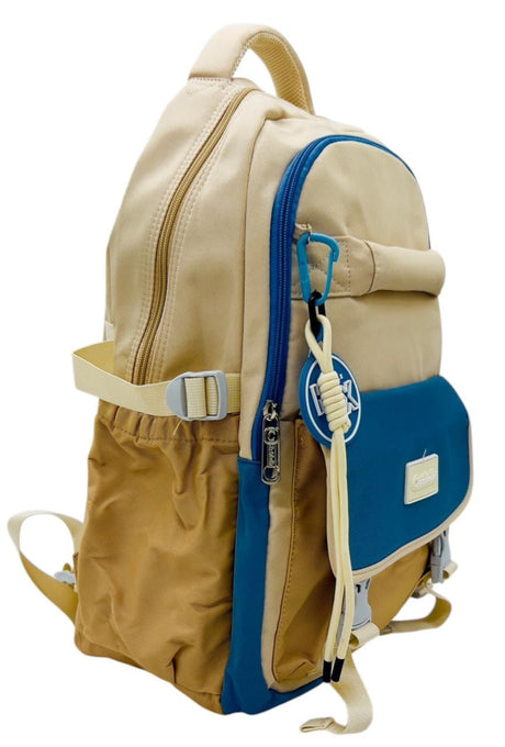 Chrisbella Premium Backpack 45cm*32cm*16cm, Navy - Beige - Al Kabayel Discount CentreChrisbella Premium Backpack 45cm*32cm*16cm, Navy - BeigeSchool BagsCHRISBELLAAl Kabayel Discount Centre
