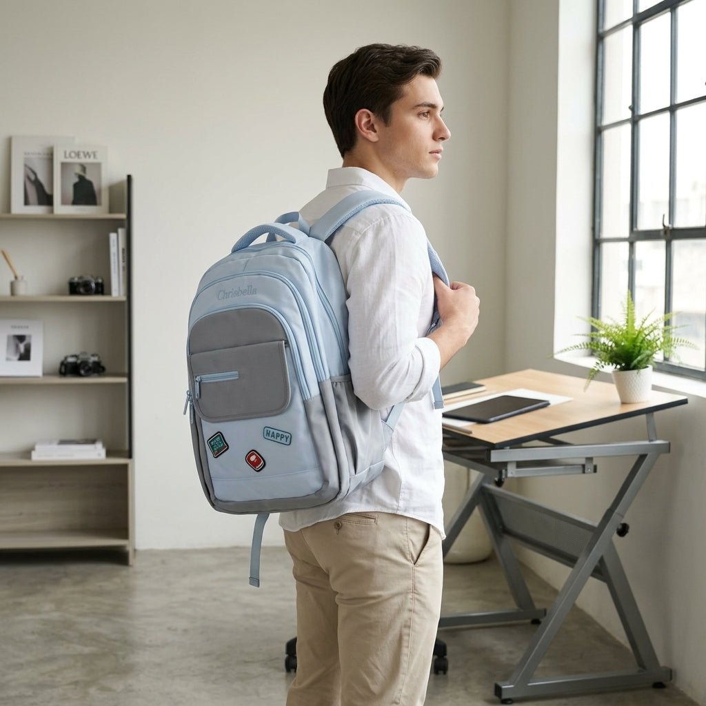 Chrisbella School Backpack 18" – Sky Blue - Al Kabayel Discount CentreChrisbella School Backpack 18" – Sky BlueBackpacksCHRISBELLAAl Kabayel Discount Centre
