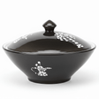 Christian Verucci 10 Inch Classic Black Ceramic Halwa Serving Bowl with Lid – Modern Dessert Dish for Halwa, Pudding and Sweet Presentation - Al Kabayel Discount CentreChristian Verucci 10 Inch Classic Black Ceramic Halwa Serving Bowl with Lid – Modern Dessert Dish for Halwa, Pudding and Sweet PresentationBowlsChristian VerucciAl Kabayel Discount Centre