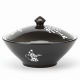 Christian Verucci 10 Inch Classic Black Ceramic Halwa Serving Bowl with Lid – Modern Dessert Dish for Halwa, Pudding and Sweet Presentation - Al Kabayel Discount CentreChristian Verucci 10 Inch Classic Black Ceramic Halwa Serving Bowl with Lid – Modern Dessert Dish for Halwa, Pudding and Sweet PresentationBowlsChristian VerucciAl Kabayel Discount Centre