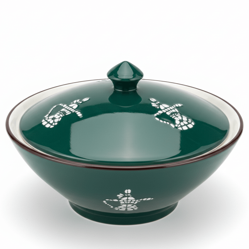 Christian Verucci 10 Inch Elegant Green Ceramic Halwa Dessert Bowl with Lid – Stylish Serving Dish for Traditional Halwa, Desserts and Sweets - Al Kabayel Discount CentreChristian Verucci 10 Inch Elegant Green Ceramic Halwa Dessert Bowl with Lid – Stylish Serving Dish for Traditional Halwa, Desserts and SweetsBowlsChristian VerucciAl Kabayel Discount Centre
