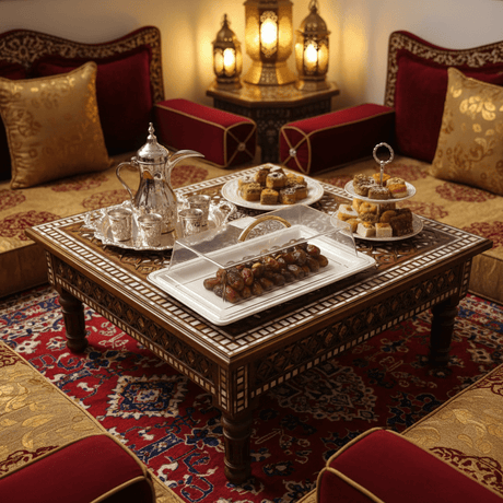 Christian Verucci Rectangle Off-White Ceramic Flat Plate with Clear Acrylic Cover & Gold Handle – 15 Inch | Elegant Serving Platter for Majlis, Dining & Gifting - Al Kabayel Discount CentreChristian Verucci Rectangle Off-White Ceramic Flat Plate with Clear Acrylic Cover & Gold Handle – 15 Inch | Elegant Serving Platter for Majlis, Dining & GiftingServing TrayCHRISTIAN VERUCCIAl Kabayel Discount Centre