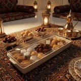 Christian Verucci Rectangle Off-White Ceramic Flat Plate with Clear Acrylic Cover & Gold Knob – 22 Inch - Al Kabayel Discount CentreChristian Verucci Rectangle Off-White Ceramic Flat Plate with Clear Acrylic Cover & Gold Knob – 22 InchServing TrayCHRISTIAN VERUCCIAl Kabayel Discount Centre