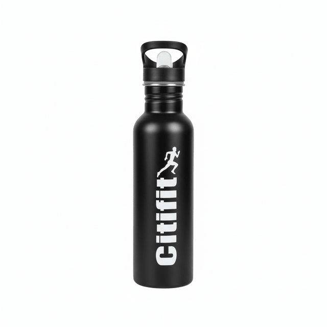 Citifit Stainless Steel Water Bottle 750ml, Black - Al Kabayel Discount CentreCitifit Stainless Steel Water Bottle 750ml, BlackWater BottlesCITIFITAl Kabayel Discount Centre