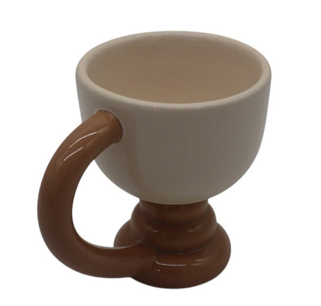 Classic Cream Ceramic Mug With Brown Accent – 200ml, Stylish and Comfortable Drinkware for Everyday Use - Al Kabayel Discount CentreClassic Cream Ceramic Mug With Brown Accent – 200ml, Stylish and Comfortable Drinkware for Everyday UseMugsAKDCAl Kabayel Discount Centre