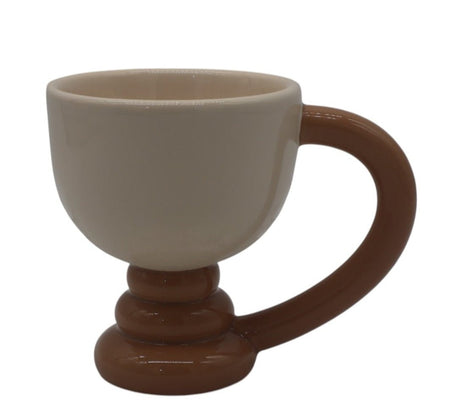 Classic Cream Ceramic Mug With Brown Accent – 200ml, Stylish and Comfortable Drinkware for Everyday Use - Al Kabayel Discount CentreClassic Cream Ceramic Mug With Brown Accent – 200ml, Stylish and Comfortable Drinkware for Everyday UseMugsAKDCAl Kabayel Discount Centre