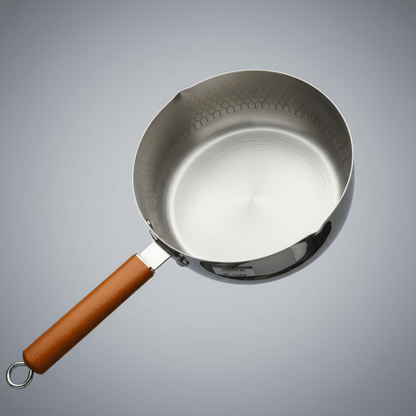 Classic Stainless Steel Milk Pot with Heat - Resistant Wooden Handle – Durable Kitchen Essential (24 cm) - Al Kabayel Discount CentreClassic Stainless Steel Milk Pot with Heat - Resistant Wooden Handle – Durable Kitchen Essential (24 cm)Frying Pans & SkilletsAKDCAl Kabayel Discount Centre
