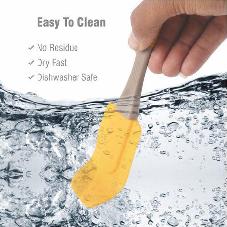 CLASSIC TOUCH Silicone Spatula 24cm*5cm, Yellow - Al Kabayel Discount CentreCLASSIC TOUCH Silicone Spatula 24cm*5cm, YellowCookware AccessoriesCLASSIC TOUCHAl Kabayel Discount Centre
