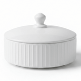 Classic White Ceramic Candy Bowl with Lid – Stylish Snack & Sweet Serving Dish (7 inch) - Al Kabayel Discount CentreClassic White Ceramic Candy Bowl with Lid – Stylish Snack & Sweet Serving Dish (7 inch)Jars & Food SaversAKDCAl Kabayel Discount Centre