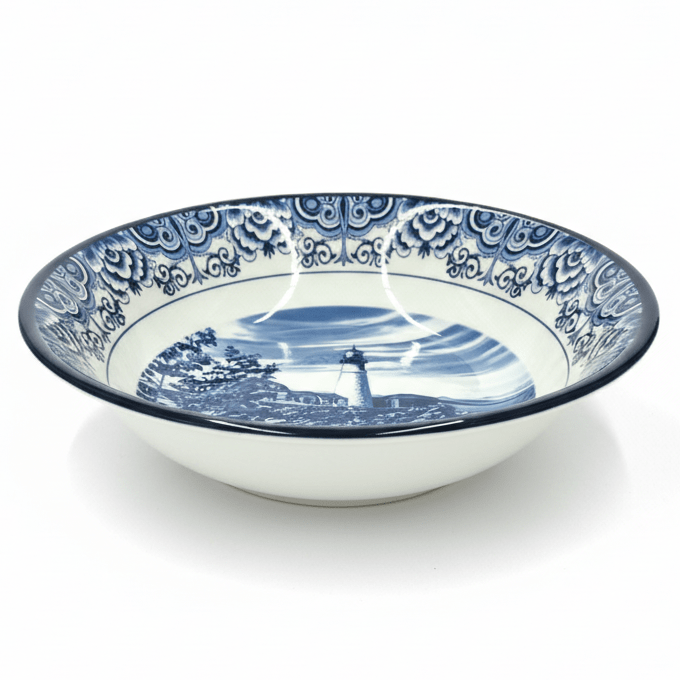 Claytan Lighthouse Coastal Ceramic Serving Bowl – 9.3 inch (White & Blue) - Al Kabayel Discount CentreClaytan Lighthouse Coastal Ceramic Serving Bowl – 9.3 inch (White & Blue)BowlsCLAYTANAl Kabayel Discount Centre