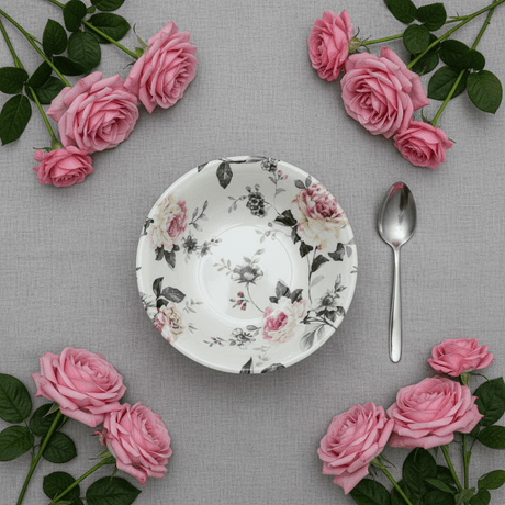 Claytan Off - White Round Ceramic Cereal Bowl with Floral Design - 6.2 Inch - Al Kabayel Discount CentreClaytan Off - White Round Ceramic Cereal Bowl with Floral Design - 6.2 InchBowlsCLAYTANAl Kabayel Discount Centre