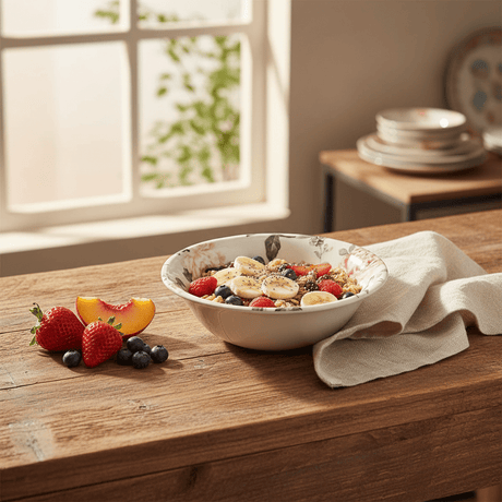 Claytan Off - White Round Ceramic Cereal Bowl with Floral Design - 6.2 Inch - Al Kabayel Discount CentreClaytan Off - White Round Ceramic Cereal Bowl with Floral Design - 6.2 InchBowlsCLAYTANAl Kabayel Discount Centre