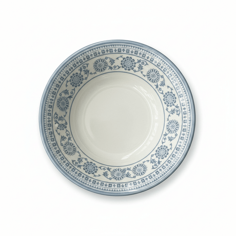 Claytan Off - White Round Ceramic Cereal Bowl with Light Blue Floral Design - 9.2 Inch - Al Kabayel Discount CentreClaytan Off - White Round Ceramic Cereal Bowl with Light Blue Floral Design - 9.2 InchPlatesCLAYTANAl Kabayel Discount Centre