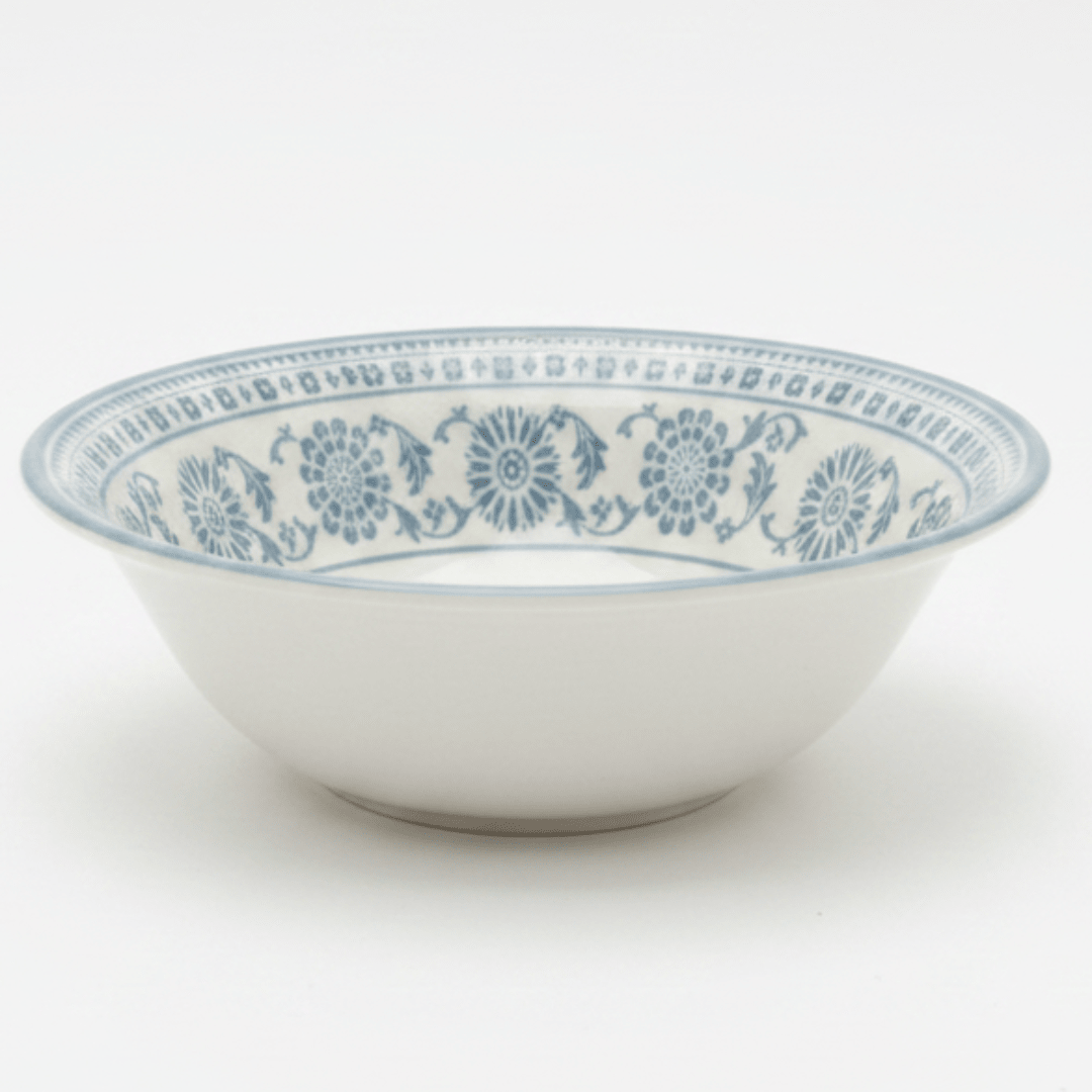 Claytan Off - White Round Ceramic Cereal Bowl with Light Blue Floral Design - 9.2 Inch - Al Kabayel Discount CentreClaytan Off - White Round Ceramic Cereal Bowl with Light Blue Floral Design - 9.2 InchPlatesCLAYTANAl Kabayel Discount Centre