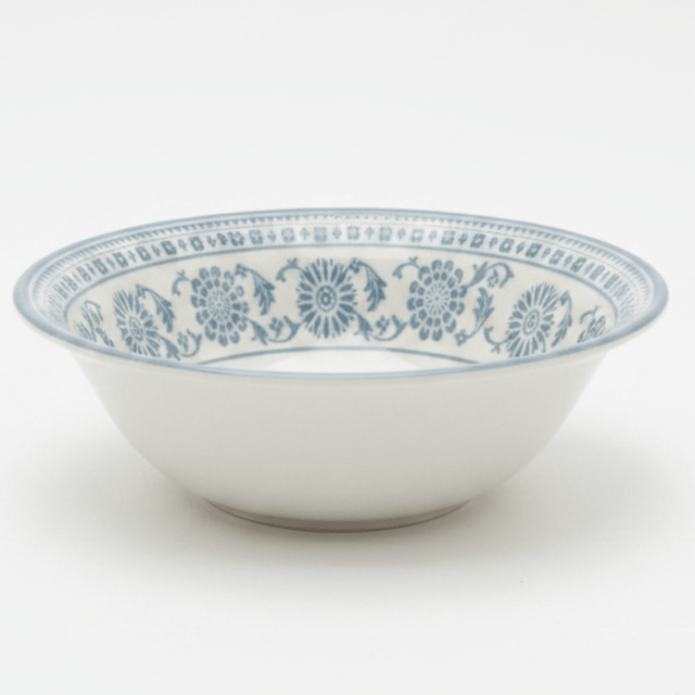 Claytan Off - White Round Ceramic Cereal Bowl with Light Blue Floral Design - 9.2 Inch - Al Kabayel Discount CentreClaytan Off - White Round Ceramic Cereal Bowl with Light Blue Floral Design - 9.2 InchPlatesCLAYTANAl Kabayel Discount Centre