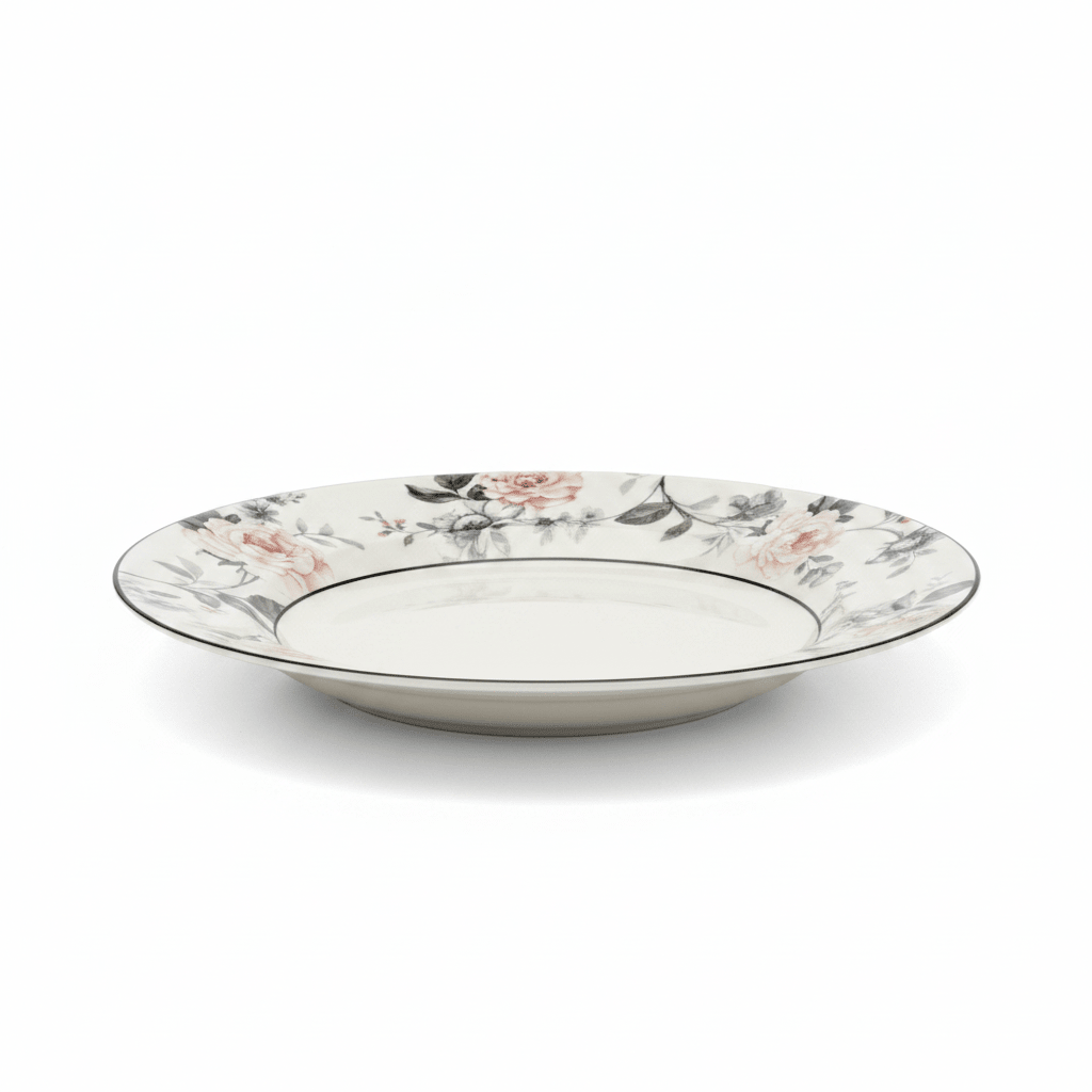 Claytan Off - White Round Ceramic Dinner Plate with Floral Design - 10.2 Inch - Al Kabayel Discount CentreClaytan Off - White Round Ceramic Dinner Plate with Floral Design - 10.2 InchPlatesCLAYTANAl Kabayel Discount Centre