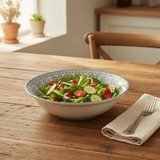 Claytan Off - White Round Ceramic Salad Bowl with Light Blue Floral Design - 9.2 Inch - Al Kabayel Discount CentreClaytan Off - White Round Ceramic Salad Bowl with Light Blue Floral Design - 9.2 InchBowlsCLAYTANAl Kabayel Discount Centre