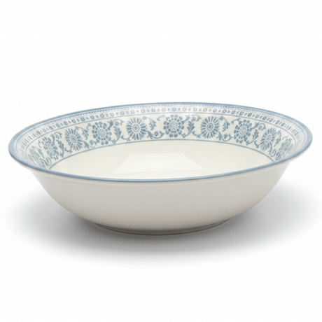 Claytan Off - White Round Ceramic Salad Bowl with Light Blue Floral Design - 9.2 Inch - Al Kabayel Discount CentreClaytan Off - White Round Ceramic Salad Bowl with Light Blue Floral Design - 9.2 InchBowlsCLAYTANAl Kabayel Discount Centre