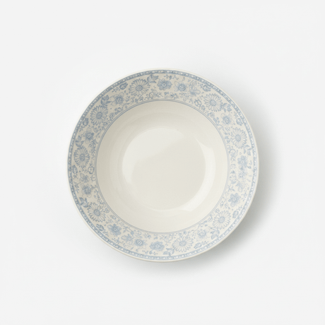 Claytan Off - White Round Ceramic Salad Bowl with Light Blue Floral Design - 9.2 Inch - Al Kabayel Discount CentreClaytan Off - White Round Ceramic Salad Bowl with Light Blue Floral Design - 9.2 InchBowlsCLAYTANAl Kabayel Discount Centre