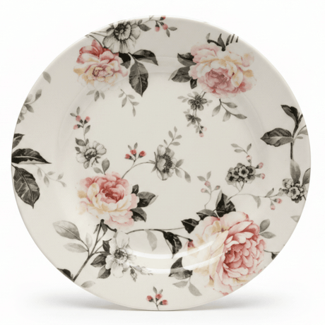 Claytan Off - White Round Ceramic Salad Plate with Floral Design - 8.1 Inch - Al Kabayel Discount CentreClaytan Off - White Round Ceramic Salad Plate with Floral Design - 8.1 InchPlatesCLAYTANAl Kabayel Discount Centre