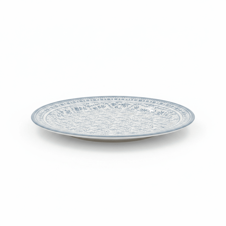 Claytan White Round Ceramic Salad Plate with Light Blue Floral Design - 8.2 Inch - Al Kabayel Discount CentreClaytan White Round Ceramic Salad Plate with Light Blue Floral Design - 8.2 InchPlatesCLAYTANAl Kabayel Discount Centre