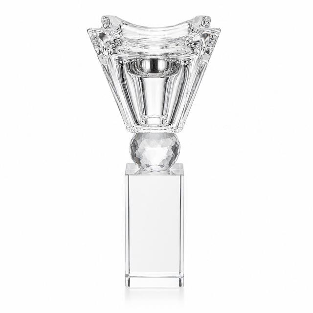 Clear Crystal Glass Incense Burner – 14×6 cm - Al Kabayel Discount CentreClear Crystal Glass Incense Burner – 14×6 cmIncense BurnersAKDCAl Kabayel Discount Centre