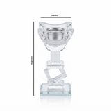 Clear Crystal Glass Incense Burner - 14×6 cm - Al Kabayel Discount CentreClear Crystal Glass Incense Burner - 14×6 cmIncense BurnersAKDCAl Kabayel Discount Centre