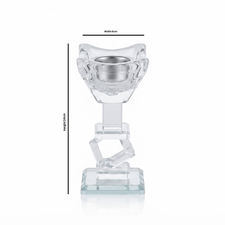 Clear Crystal Glass Incense Burner - 14×6 cm - Al Kabayel Discount CentreClear Crystal Glass Incense Burner - 14×6 cmIncense BurnersAKDCAl Kabayel Discount Centre