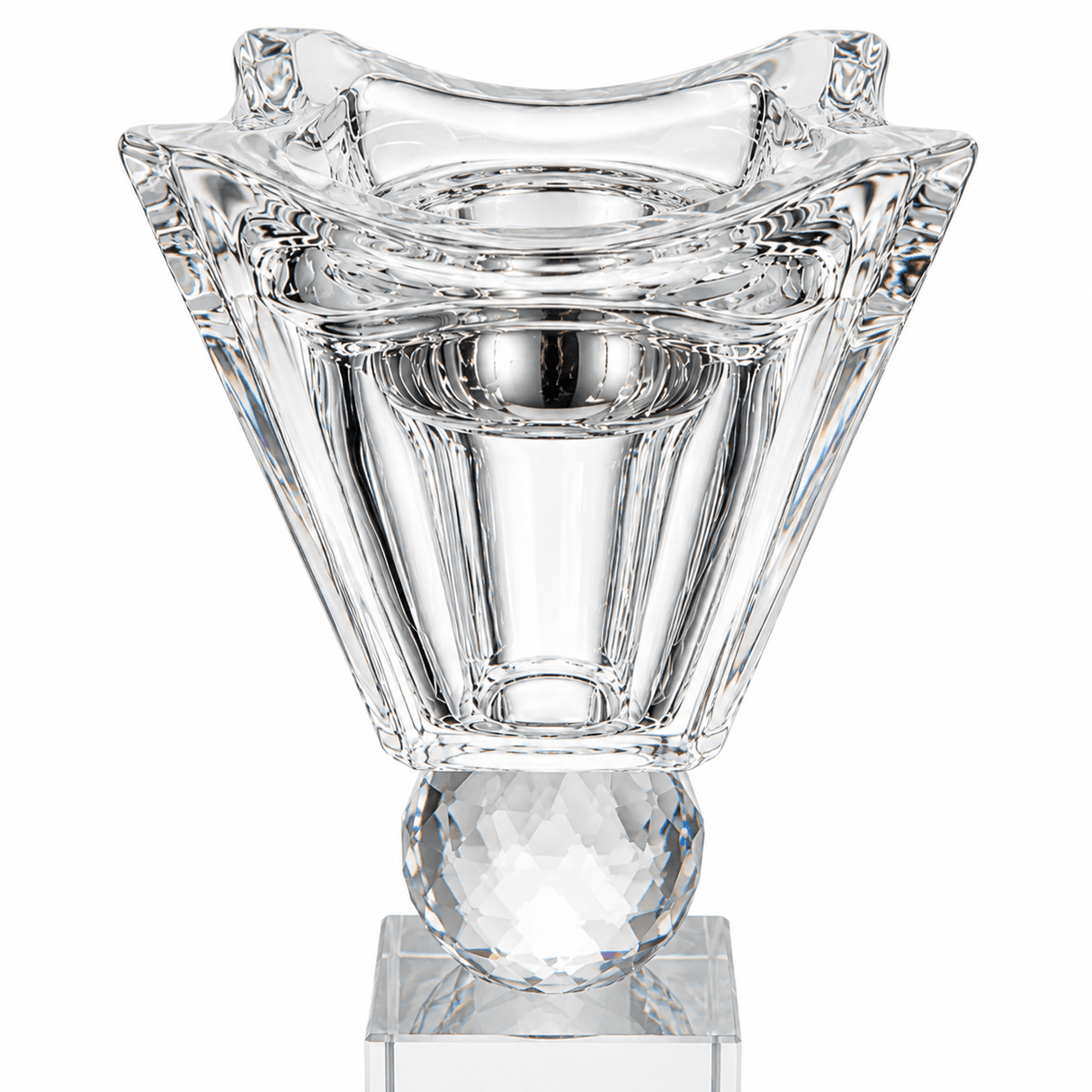 Clear Crystal Glass Incense Burner – 14×6 cm - Al Kabayel Discount CentreClear Crystal Glass Incense Burner – 14×6 cmIncense BurnersAKDCAl Kabayel Discount Centre