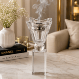 Clear Crystal Glass Incense Burner – 14×6 cm - Al Kabayel Discount CentreClear Crystal Glass Incense Burner – 14×6 cmIncense BurnersAKDCAl Kabayel Discount Centre