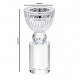 Clear Crystal Glass Incense Burner – 15×6 cm - Al Kabayel Discount CentreClear Crystal Glass Incense Burner – 15×6 cmIncense BurnersAKDCAl Kabayel Discount Centre