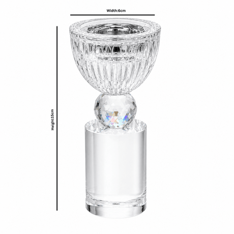 Clear Crystal Glass Incense Burner – 15×6 cm - Al Kabayel Discount CentreClear Crystal Glass Incense Burner – 15×6 cmIncense BurnersAKDCAl Kabayel Discount Centre