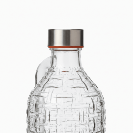 Clear Glass Bottle with Handle - 1 Litre - Al Kabayel Discount CentreClear Glass Bottle with Handle - 1 LitreWater BottlesAKDCAl Kabayel Discount Centre