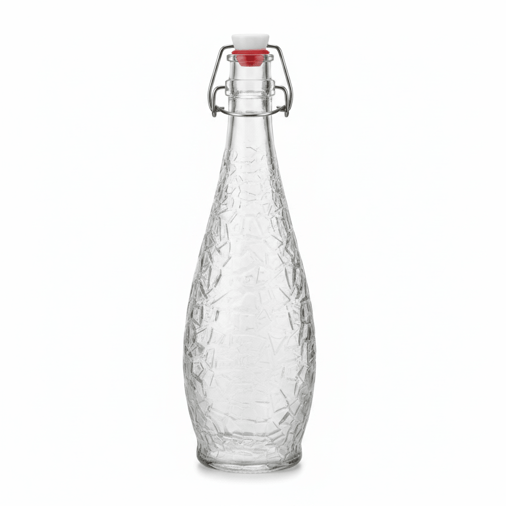 Clear Glass Clip-Top Bottle - 1000ml - Al Kabayel Discount CentreClear Glass Clip-Top Bottle - 1000mlKitchen Utensils & GadgetsAKDCAl Kabayel Discount Centre