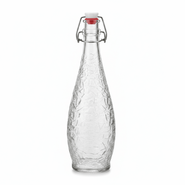 Clear Glass Clip-Top Bottle - 1000ml - Al Kabayel Discount CentreClear Glass Clip-Top Bottle - 1000mlKitchen Utensils & GadgetsAKDCAl Kabayel Discount Centre